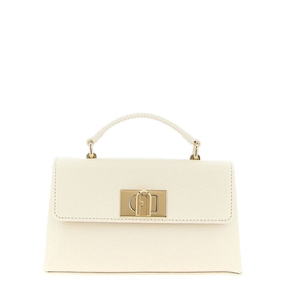 Furla White Leather Crossbody Women's Bag